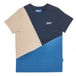 Finkid ANKKURI T-Shirt Navy / Nautic Kurzarm Colorblocking