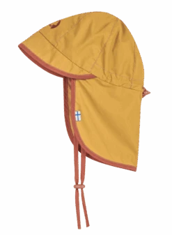 Finkid RANTALI Mädchen Sommerhut Golden Yellow/chilli Mit Nackenschutz