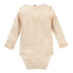 People Wear Organic Langarmbody Honiggelb Geringelt Bio-Baumwolle -Babybekleidungs Geschäft 2311040 312100 2 1280x1280