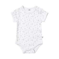 Pippi Kurzarm Body Grau/weiß Streifen & Wald Tiere 4er Pack Baumwolle -Babybekleidungs Geschäft 3820 190 4 1280x1280