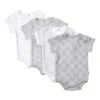 Pippi Kurzarm Body Grau/weiß Streifen & Wald Tiere 4er Pack Baumwolle 2 Pippi Kurzarm Body Grau/weiß Streifen & Wald Tiere 4er Pack Baumwolle -Babybekleidungs Geschäft 3820 190 5 1280x1280