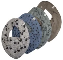 Pippi Baby Halstücher Dusty Shades 4er Pack -Babybekleidungs Geschäft 4er 207 bibs 1280x1280