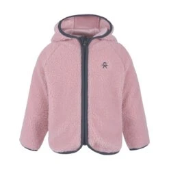 Color Kids Fleecejacke Kuschelige Teddyfleece Jacke