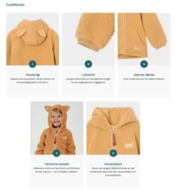 Mini A Ture X Affenzahn Fleecejacke Anno Koala Hellrosa -Babybekleidungs Geschäft Affenzahn Fleece Jacke Anno Funktionen 1280x1280