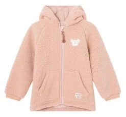 Mini A Ture X Affenzahn Fleecejacke Anno Koala Hellrosa