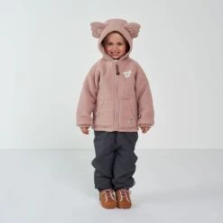 Mini A Ture X Affenzahn Fleecejacke Anno Koala Hellrosa -Babybekleidungs Geschäft Affenzahn Fleece Jacke Anno Koala 3 1280x1280