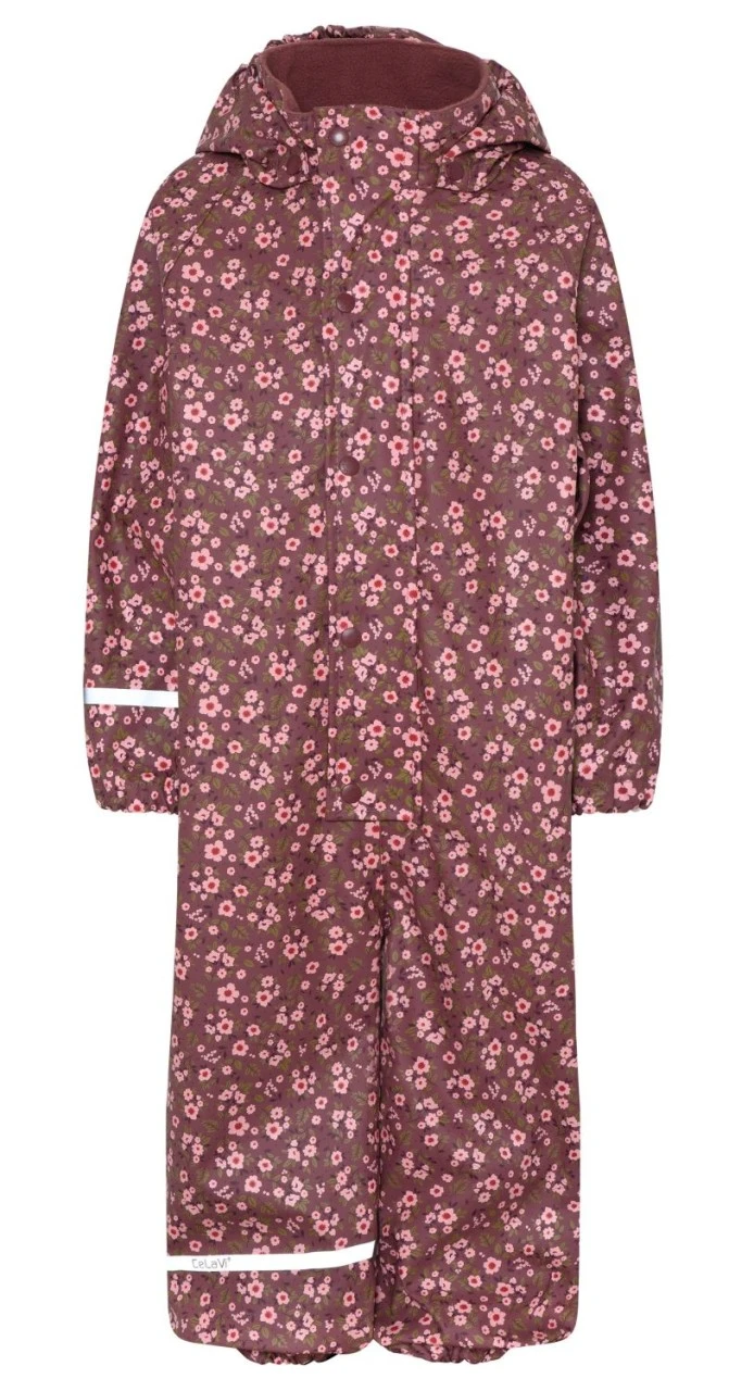 Celavi Regenoverall Flowers Rosenholz Berry Einteiler 3 Celavi Regenoverall Flowers Rosenholz Berry Einteiler