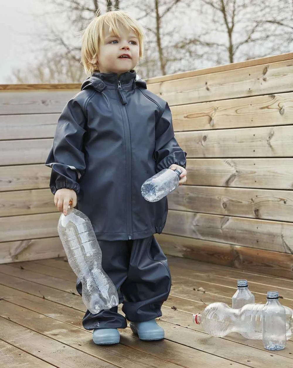 CeLaVi Kinder Regenhose RECYCLE Latzhose 7 CeLaVi Kinder Regenhose RECYCLE Latzhose – Bild 5