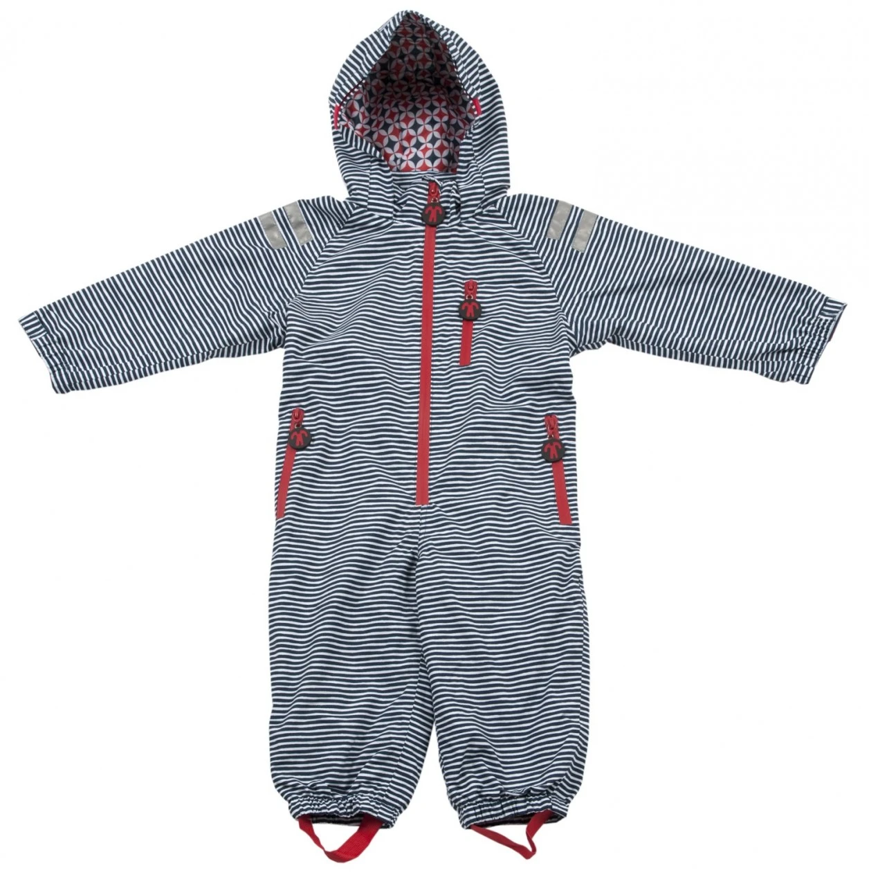 Ducksday Regenanzug Flicflac Regenoverall Blau/weiß 3 Ducksday Regenanzug Flicflac Regenoverall Blau/weiß