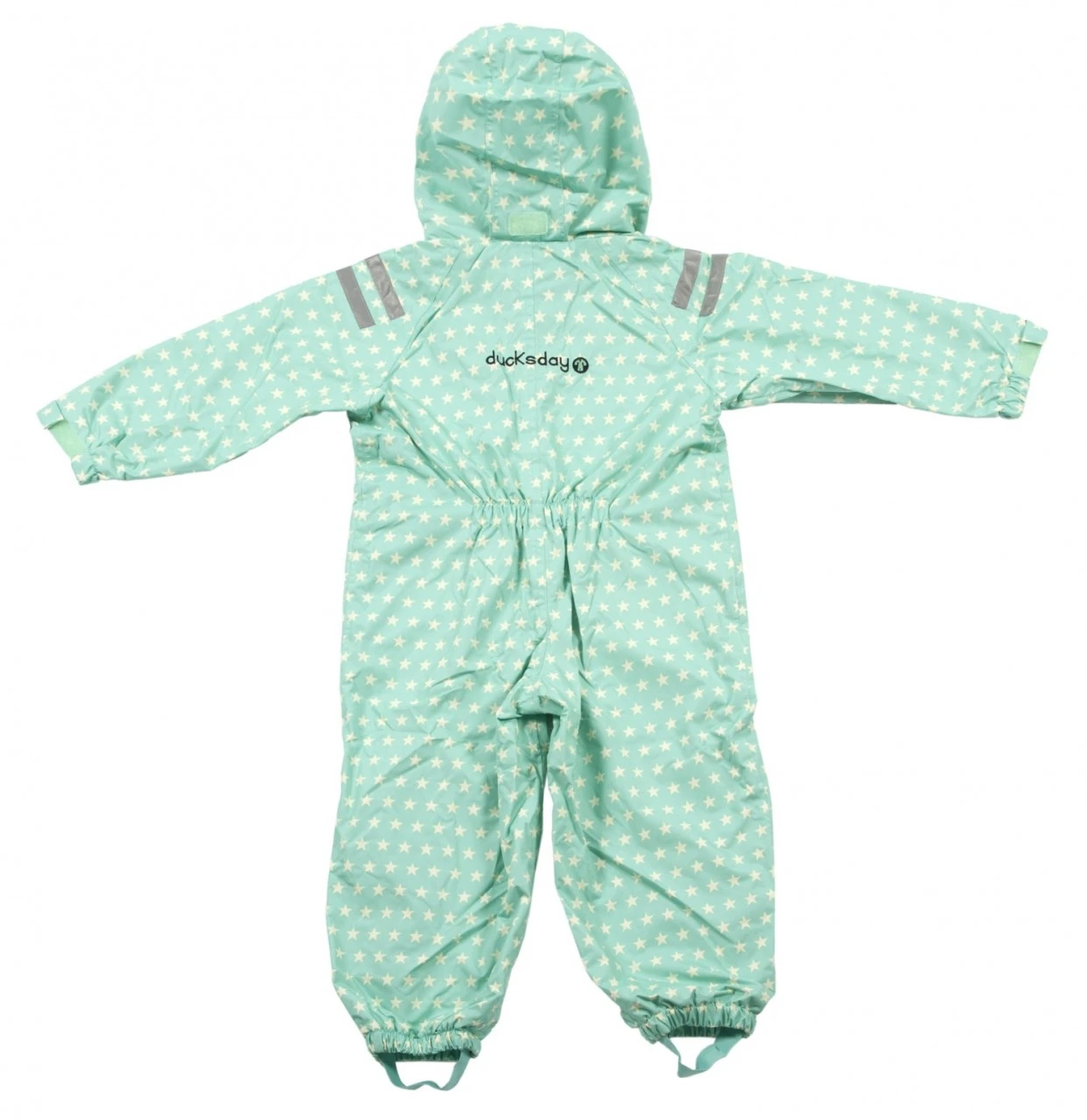 Ducksday Regenanzug Ben Türkis Regenoverall 4 Ducksday Regenanzug Ben Türkis Regenoverall – Bild 2