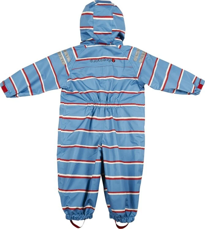 Ducksday Regenanzug Benjamin Himmelblau Gestreift 6 Ducksday Regenanzug Benjamin Himmelblau Gestreift – Bild 4