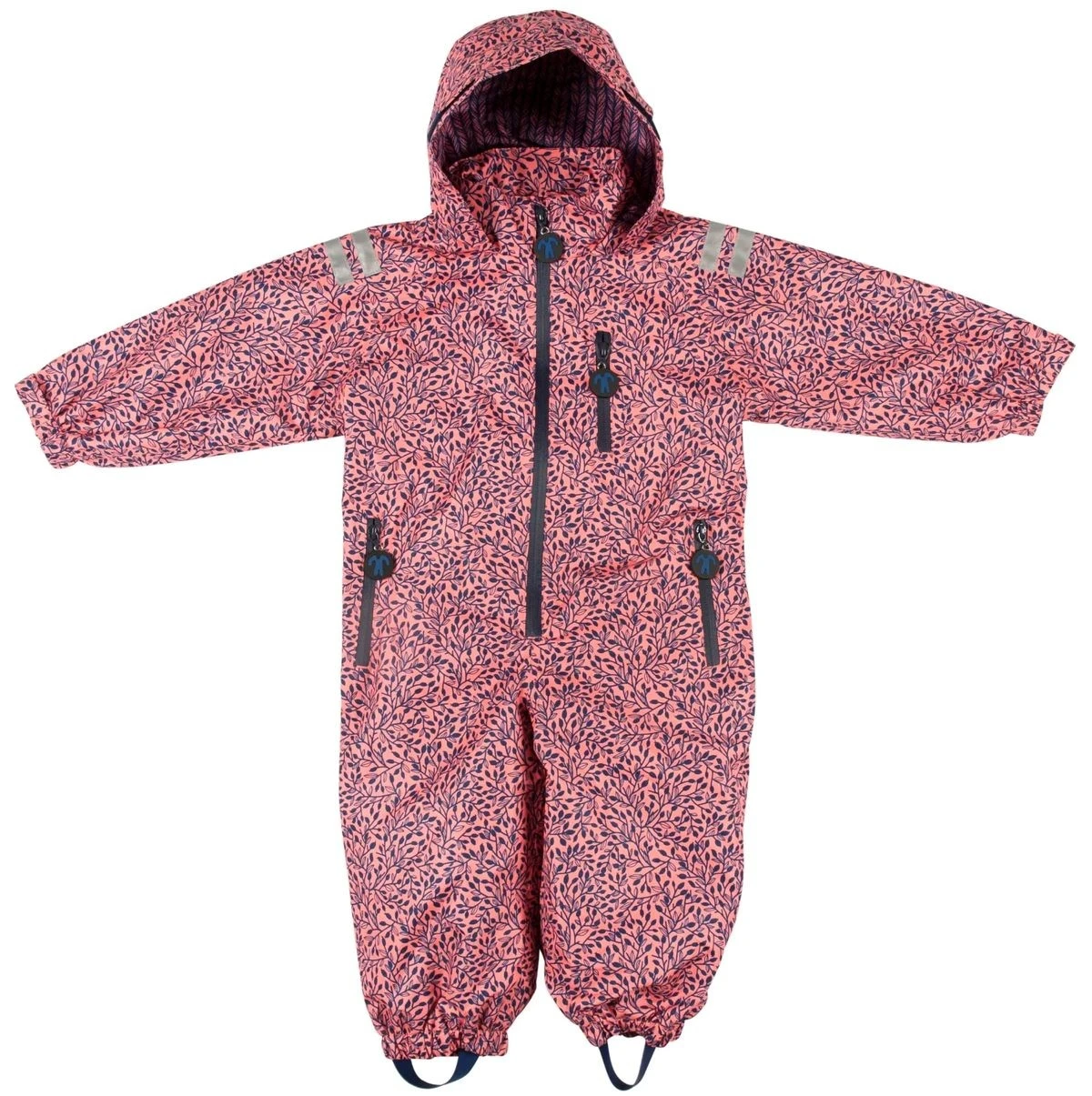 Ducksday Mädchen Regenanzug PIP Rose/navy 3 Ducksday Mädchen Regenanzug PIP Rose/navy