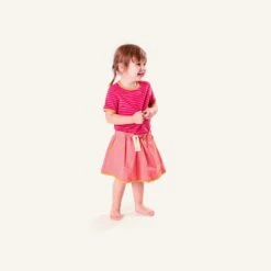 Finkid Renkaat Raspberry/rose Mädchen T-Shirt Geringelt -Babybekleidungs Geschäft Finkid 1542003 222206 1 1280x1280