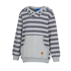 Finkid Tulva Hoodie Blockstreifen Mit Kapuze Elephant/storm