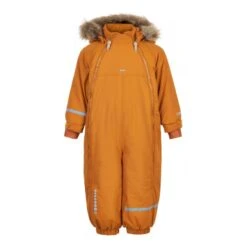 MINYMO Thermo Schneeanzug Kürbis Overall Mit Doppelzipper