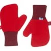 Finkid NUPUJUSSI Red Cabernet Mädchen Fleece Fäustlinge -Babybekleidungs Geschäft NUPUJUSSI persian red grenadine 1280x1280