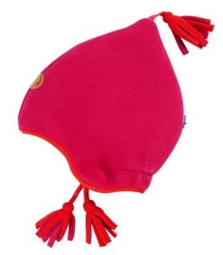 Finkid Pipo Raspberry/fire Winter Fleecemütze Mit Baumwollfutter