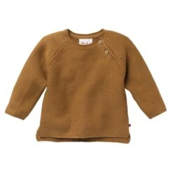 People Wear Organic Strick Pullover Karamell Bio-Baumwolle