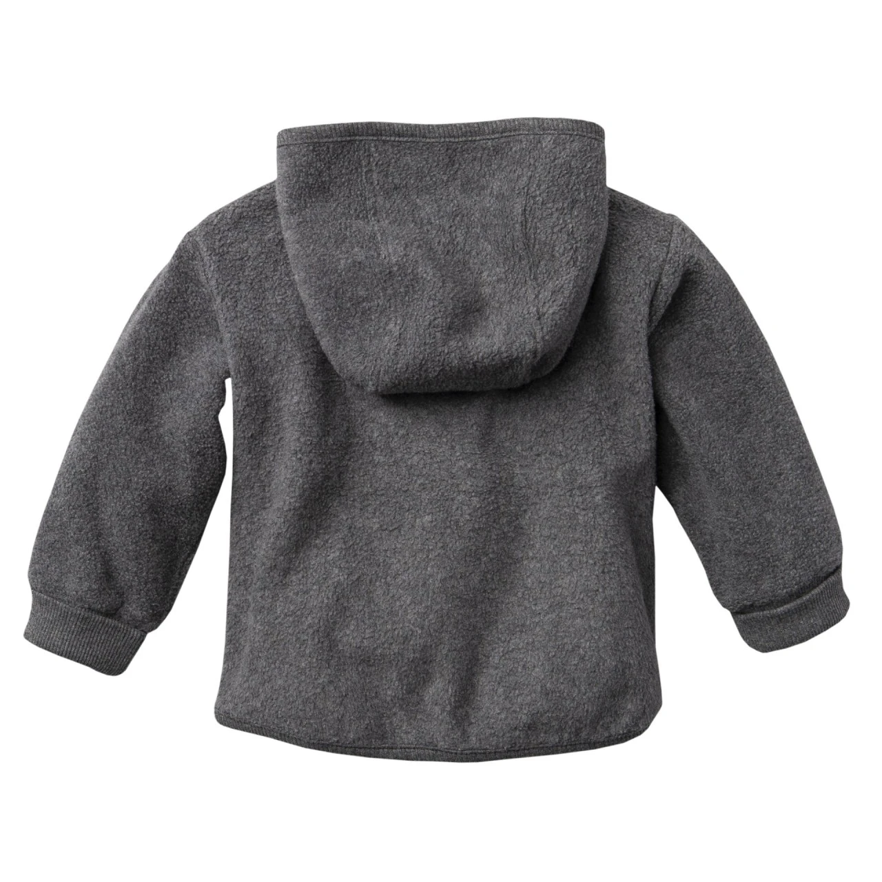 People Wear Organic Fleece Kapuzenjacke Schiefergrau Melange 4 People Wear Organic Fleece Kapuzenjacke Schiefergrau Melange – Bild 2