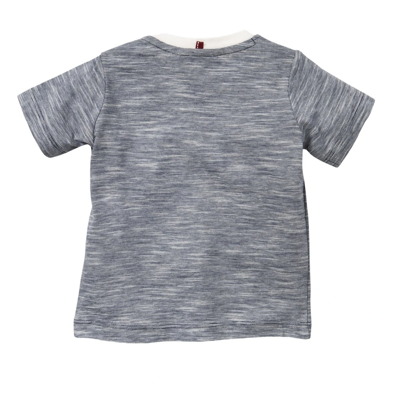 People Wear Organic Kurzarm T-Shirt Elefant + Tiger Dunkelblau Melange 4 People Wear Organic Kurzarm T-Shirt Elefant + Tiger Dunkelblau Melange – Bild 2