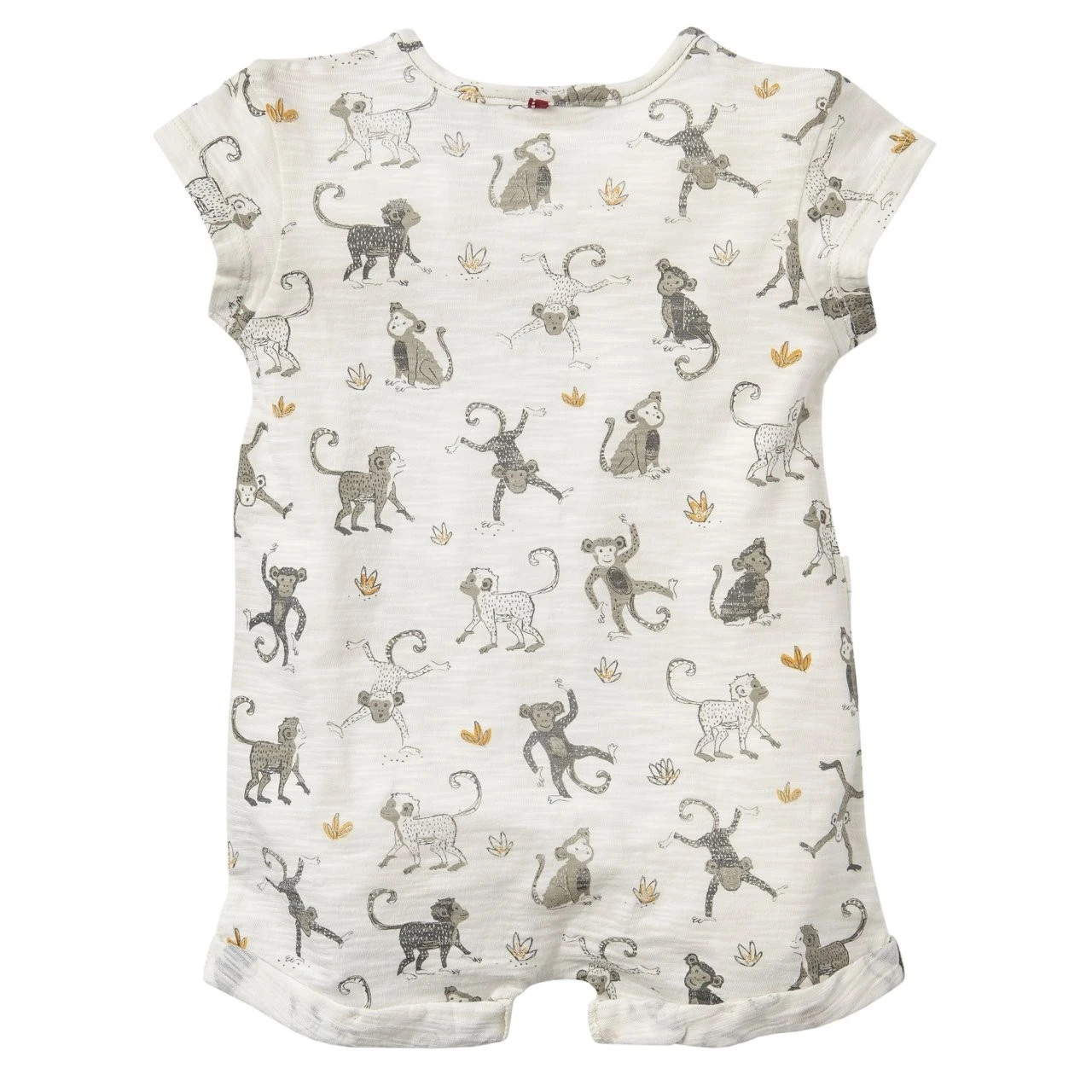 People Wear Organic Shorty Overall Affenbande Beige 4 People Wear Organic Shorty Overall Affenbande Beige – Bild 2