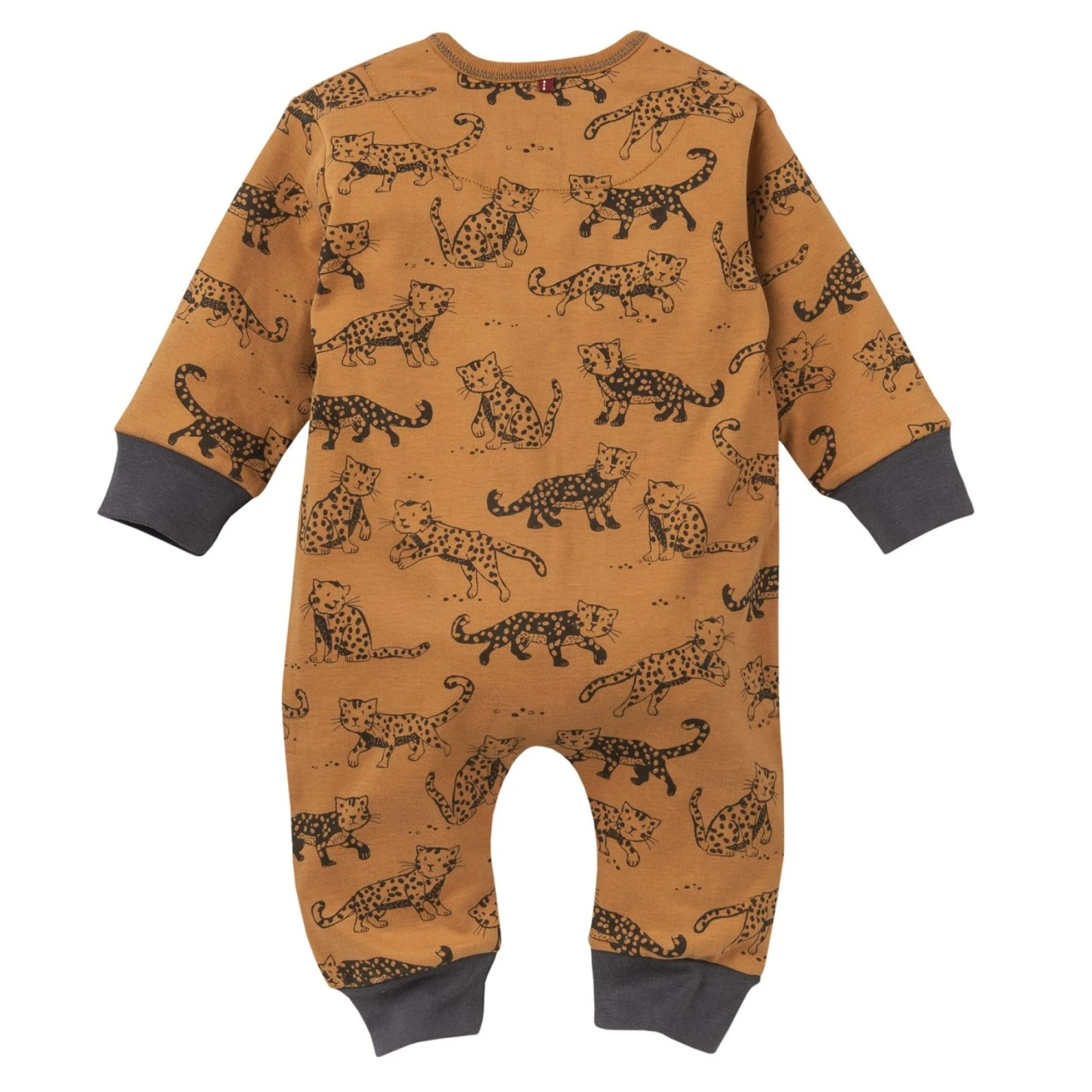 People Wear Organic Langarm Overall Schneeleopard Schlafanzug Bio-Baumwolle 4 People Wear Organic Langarm Overall Schneeleopard Schlafanzug Bio-Baumwolle – Bild 2