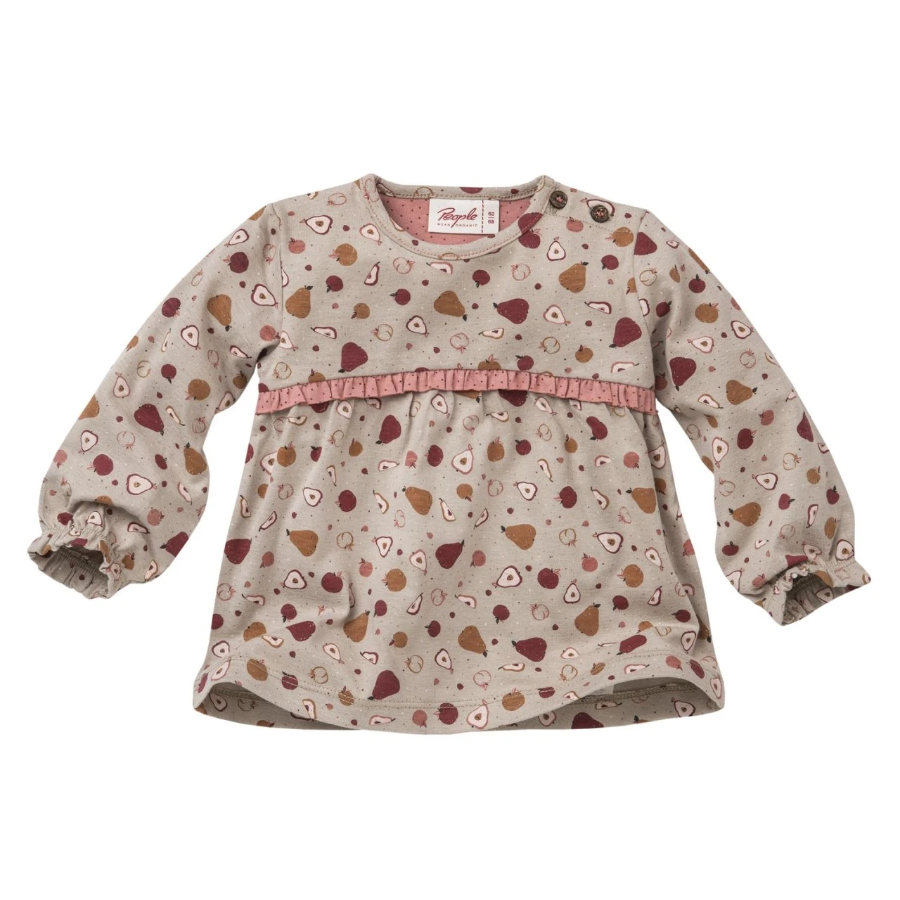 People Wear Organic Mädchen Langarmshirt Steingrau Bio-Baumwolle 3 People Wear Organic Mädchen Langarmshirt Steingrau Bio-Baumwolle