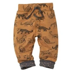 People Wear Organic Baby Wendehose Zimt Schneeleopard