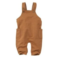 People Wear Organic Baby Latzhose Sweathose Zimt Bio-Baumwolle