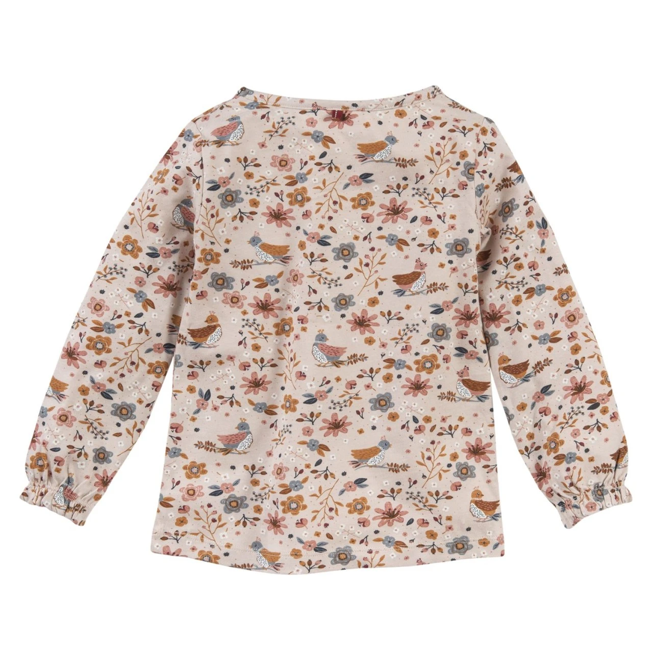 People Wear Organic Mädchen Langarmshirt Rosa Wintervögel 4 People Wear Organic Mädchen Langarmshirt Rosa Wintervögel – Bild 2