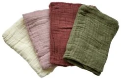 Pippi Babywear Mulltücher Beige Rose + Moos 4er Pack Organic -Babybekleidungs Geschäft Pippi Windeln 4er NEU 1 1280x1280