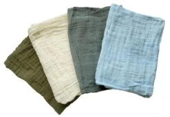 Pippi Babywear Mulltücher Moos Lead 4er Pack Organic -Babybekleidungs Geschäft Pippi Windeln 4er NEU 4 1280x1280