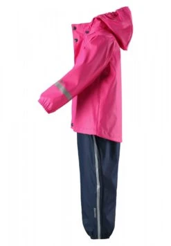 Reima Regenset TIHKU Pink/navy Regenhose Und Regenjacke -Babybekleidungs Geschäft Reima 513103 462A 3 1280x1280
