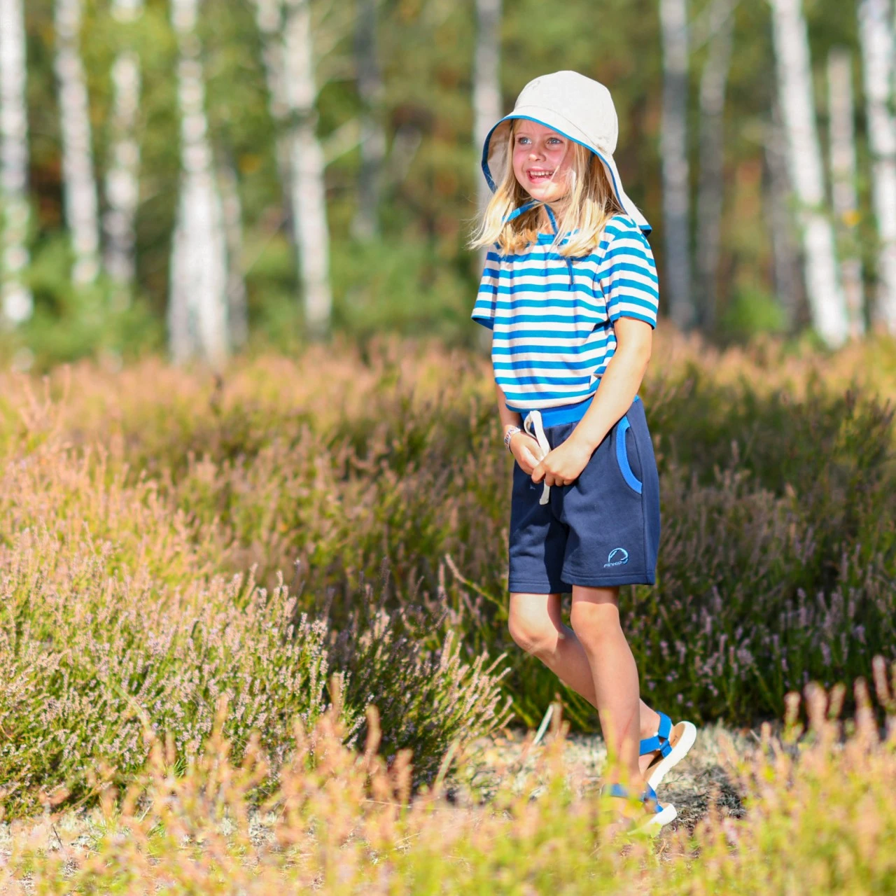 Finkid Maalari Blockstreifen T-Shirt Golden Yellow / Offwhite 4 Finkid Maalari Blockstreifen T-Shirt Golden Yellow / Offwhite – Bild 2