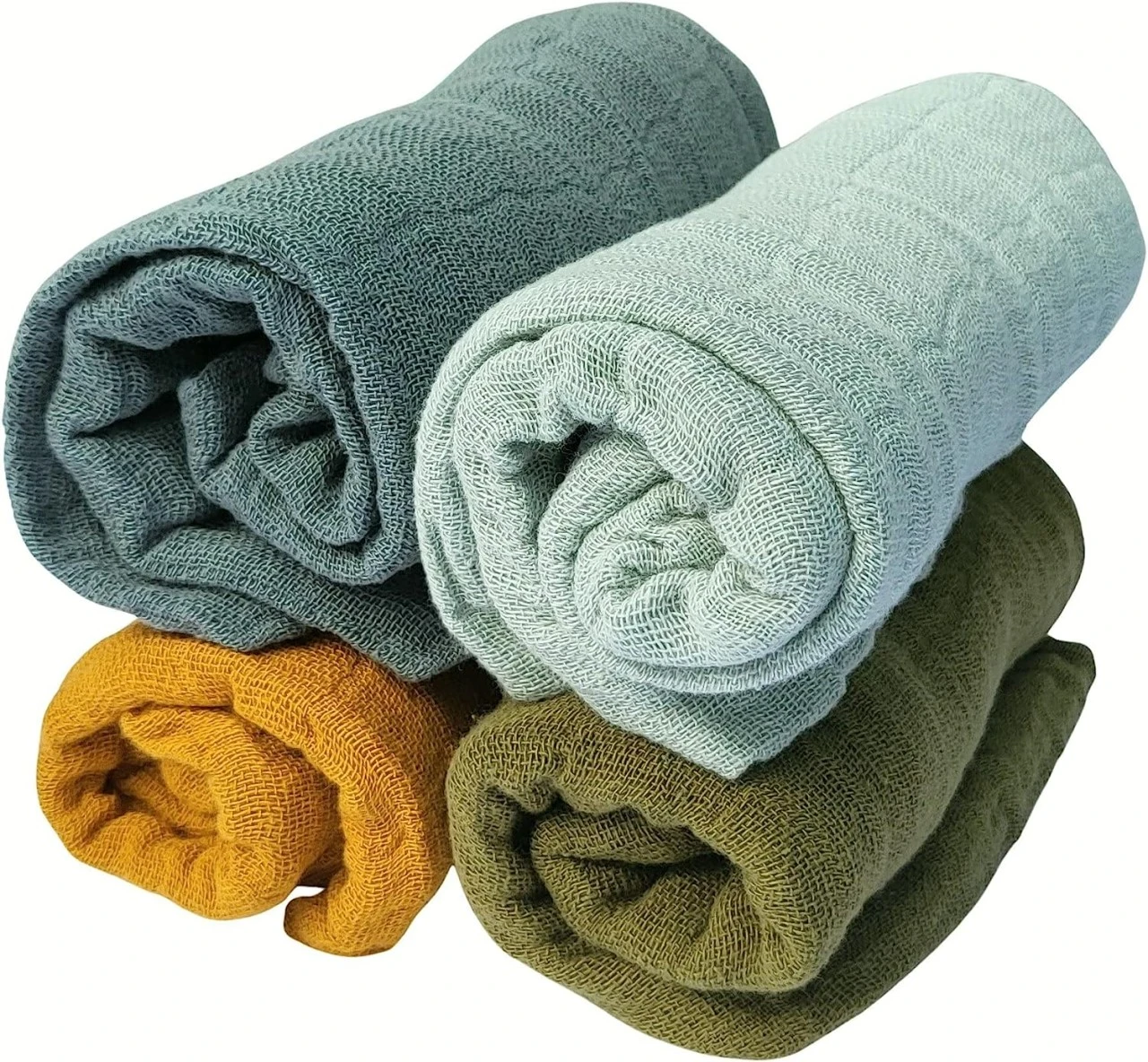 Pippi Babywear Mulltücher Green Meadow 4er Pack Organic Spucktücher 3 Pippi Babywear Mulltücher Green Meadow 4er Pack Organic Spucktücher