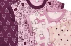 Pippi Kurzarm Body Kätzchen & Balloons Lila/rosa 4er Pack Baumwolle -Babybekleidungs Geschäft baby body pippi lilarosa 1280x1280