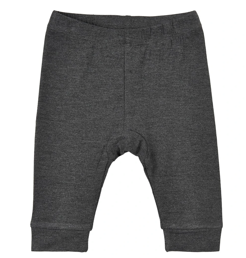 Minymo Baby Leggins Dunkelgrau Melange Viskose Aus Bambus 3 Minymo Baby Leggins Dunkelgrau Melange Viskose Aus Bambus