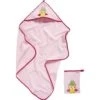 Playshoes Geschenkset Rosa Eule Kapuzen Badetuch + Waschhandschuh Ökotex100 -Babybekleidungs Geschäft babygeschenk rosa handtuch set 1280x1280