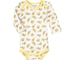 Schnizler Baby Langarmbody Hundchen Gelb/weiß 3er Pack -Babybekleidungs Geschäft body hundchen gelb weiss 1280x1280