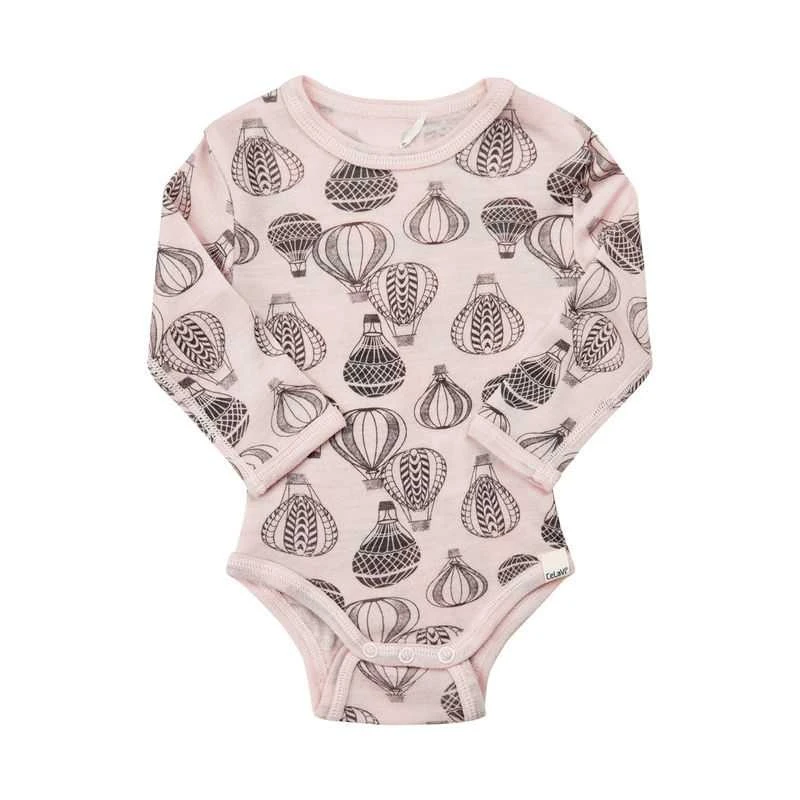 Celavi Baby Wollbody Apricot Rosa Mit Heißluftballons 3 Celavi Baby Wollbody Apricot Rosa Mit Heißluftballons