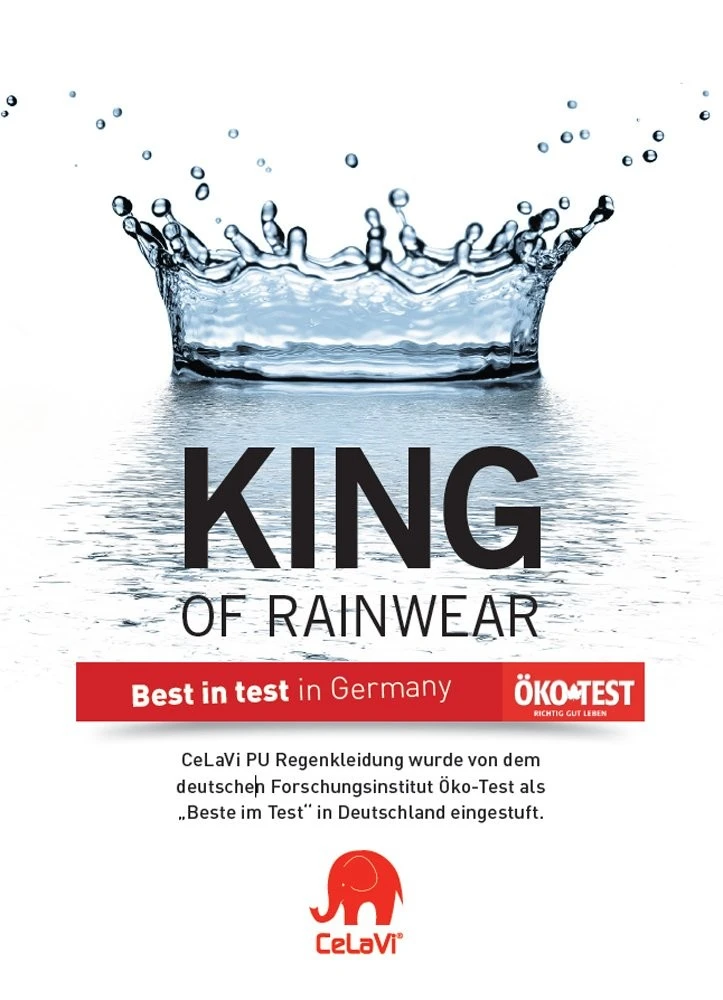 CeLaVi Regenanzug Petrol Jeansblau Regenhose + Regenjacke 9 CeLaVi Regenanzug Petrol Jeansblau Regenhose + Regenjacke – Bild 7