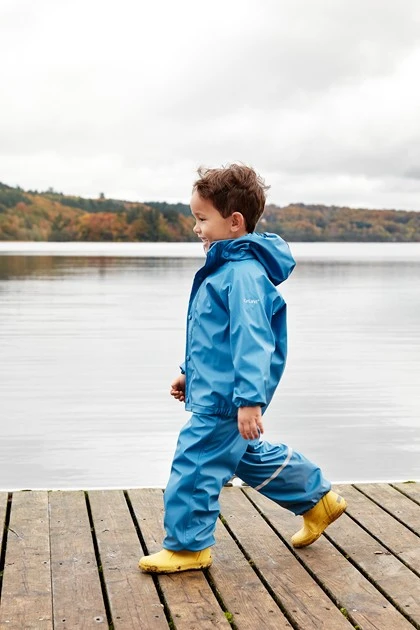 CeLaVi Regenanzug Hellblau Regenhose + Regenjacke 8 CeLaVi Regenanzug Hellblau Regenhose + Regenjacke – Bild 6