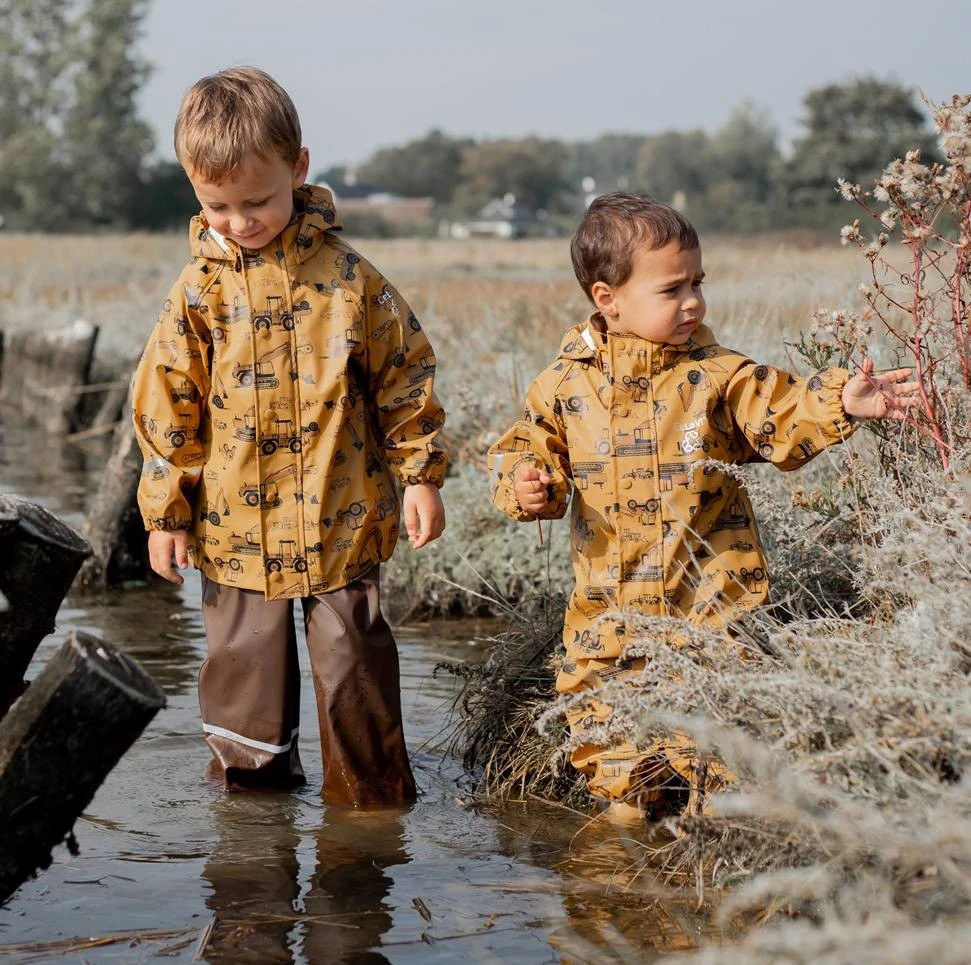 CeLaVi Regenset BAGGER Nougat Zweiteiler 4 CeLaVi Regenset BAGGER Nougat Zweiteiler – Bild 2