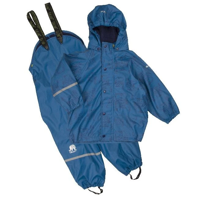 CeLaVi Thermo Regenset Zweiteiler Mit Fleecefutter Mykonos Blue LKW 4 CeLaVi Thermo Regenset Zweiteiler Mit Fleecefutter Mykonos Blue LKW – Bild 2