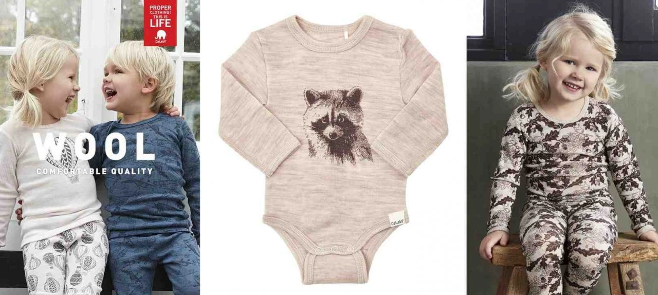 Celavi Wollshirt Sandbeige Waschbär Unterhemd Merino Schurwolle 4 Celavi Wollshirt Sandbeige Waschbär Unterhemd Merino Schurwolle – Bild 2