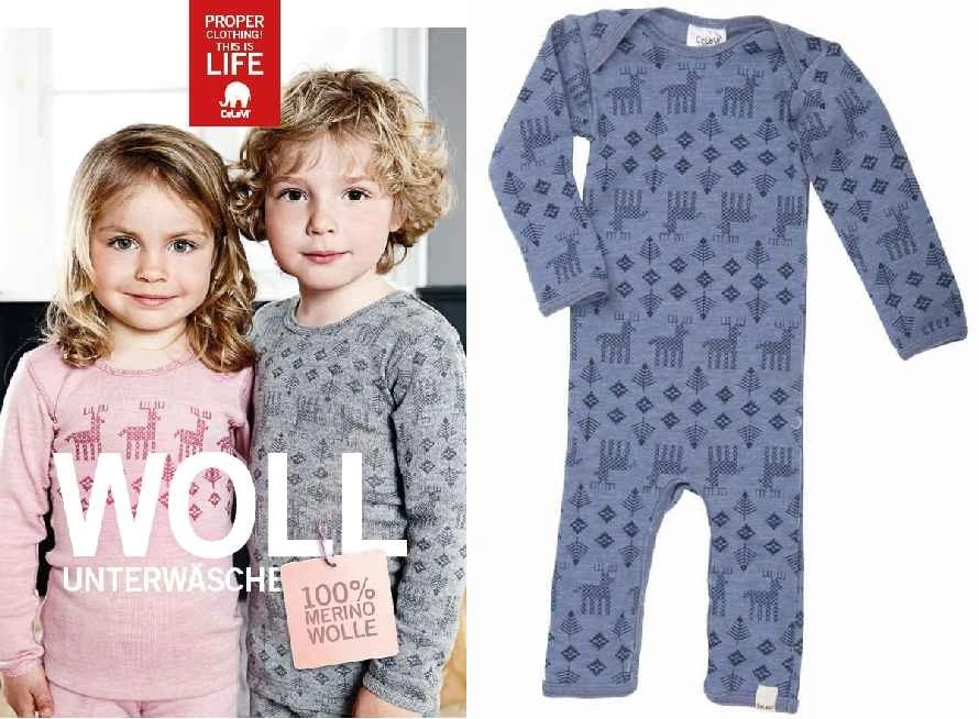 Celavi Unterhemd Rosa Melange Mit Elch Langarm Merino Schurwolle Ökotex100 4 Celavi Unterhemd Rosa Melange Mit Elch Langarm Merino Schurwolle Ökotex100 – Bild 2