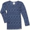 Celavi Langarmshirt Blau Melange Elche Unterhemd Wolle -Babybekleidungs Geschäft celavi wollshirt elch 3772 705 1280x1280