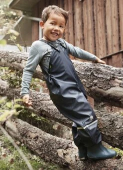 Celavi Thermo Regenhose Matschhose Mit Trägern SKJOLD -Babybekleidungs Geschäft celavi wollshirt matschhose navy 1280x1280 2