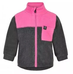 Color Kids Leichte Fleecejacke Zweifarbig Fein Gestreift