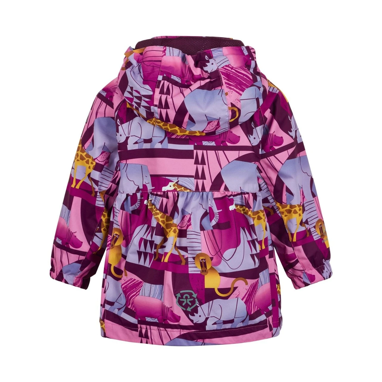 Color Kids Mädchen Regenjacke Zootiere Purple/pink 4 Color Kids Mädchen Regenjacke Zootiere Purple/pink – Bild 2